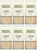 6 x Minton & Donello Cashews Kernels - 500g