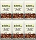 6 x Minton & Donello Hazelnuts Whole Kernels - 125g