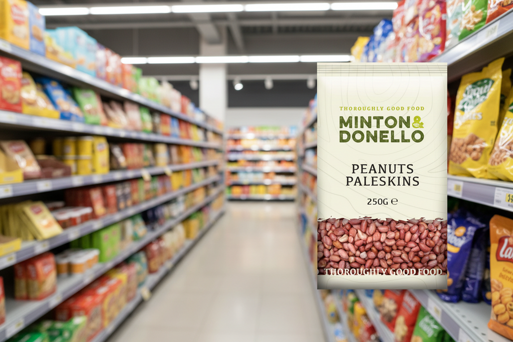 6 x Minton & Donello Peanuts Paleskins - 250g