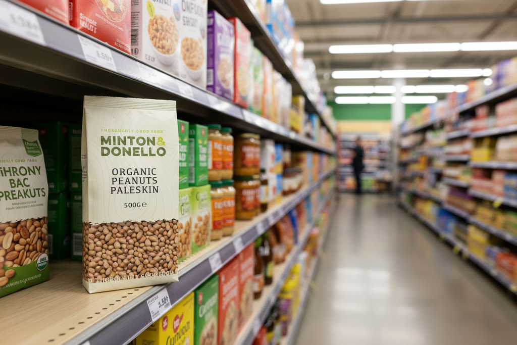 6 x Minton & Donello Peanuts Paleskins - 500g
