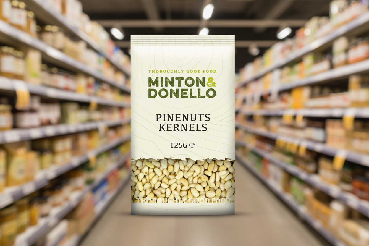 6 x Minton & Donello Pinenuts Kernels - 125g