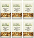 6 x Minton & Donello Walnuts Light Quarters - 125g