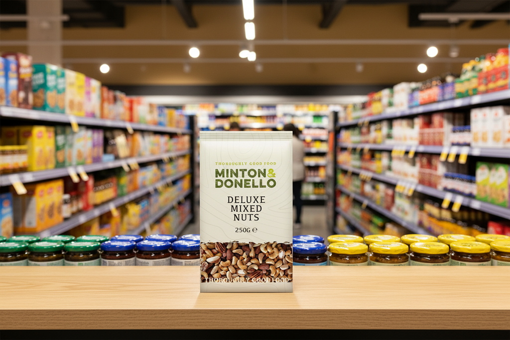 6 x Minton & Donello Deluxe Mixed Nuts - 250g