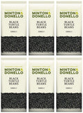 6 x Minton & Donello Black Turtle Beans - 500g