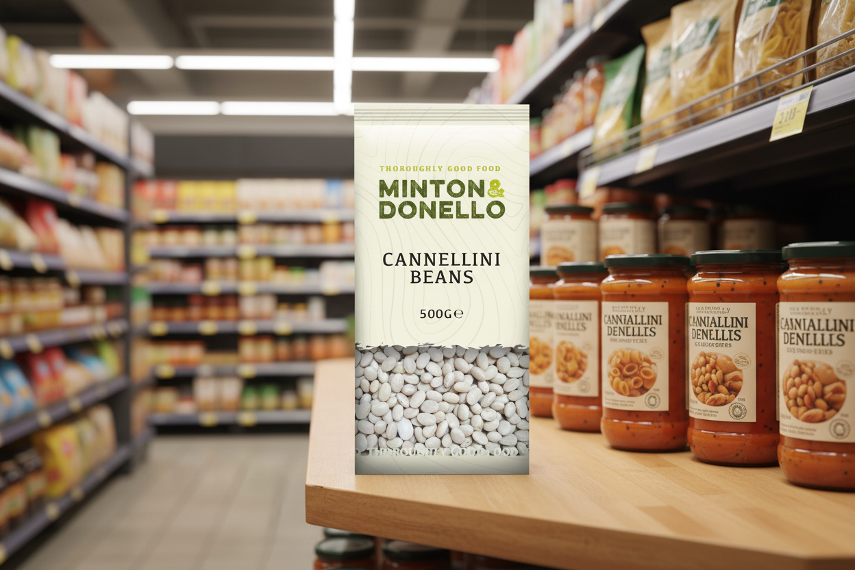 6 x Minton & Donello Cannellini Beans - 500g