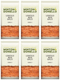 6 x Minton & Donello Lentils Red Split - 500g