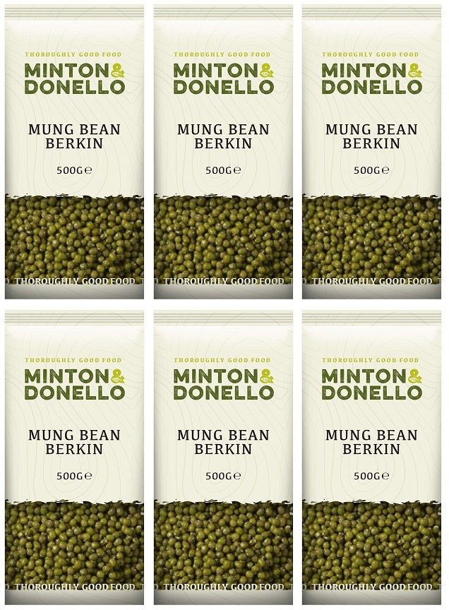 6 x Minton & Donello Mung Bean Berkin - 500g