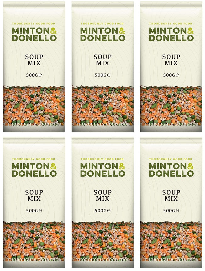 6 x Minton & Donello Soup Mix - 500g