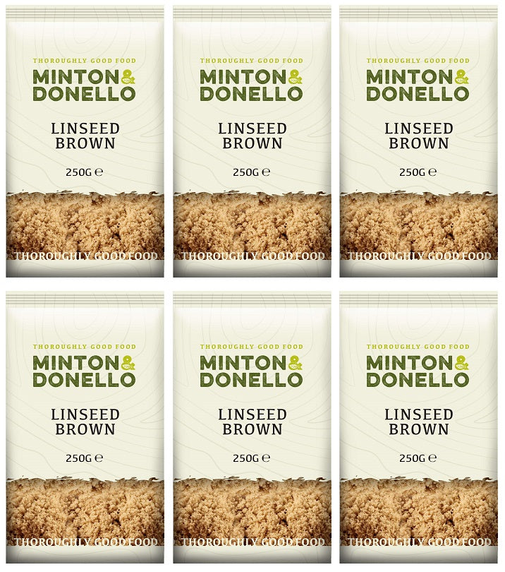 6 x Minton & Donello Linseed Brown - 250g