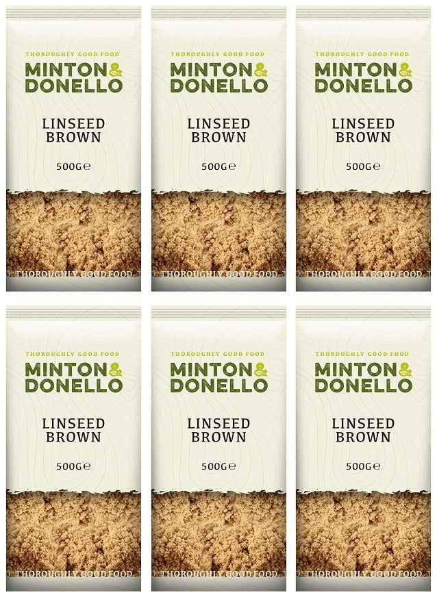 6 x Minton & Donello Linseed Brown - 500g