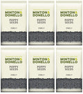 6 x Minton & Donello Poppy Seed - 250g