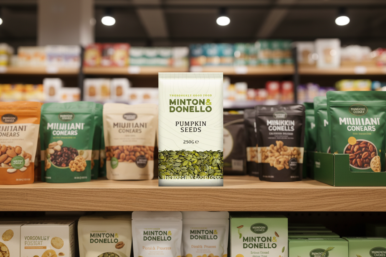 6 x Minton & Donello Pumpkin Seeds - 250g