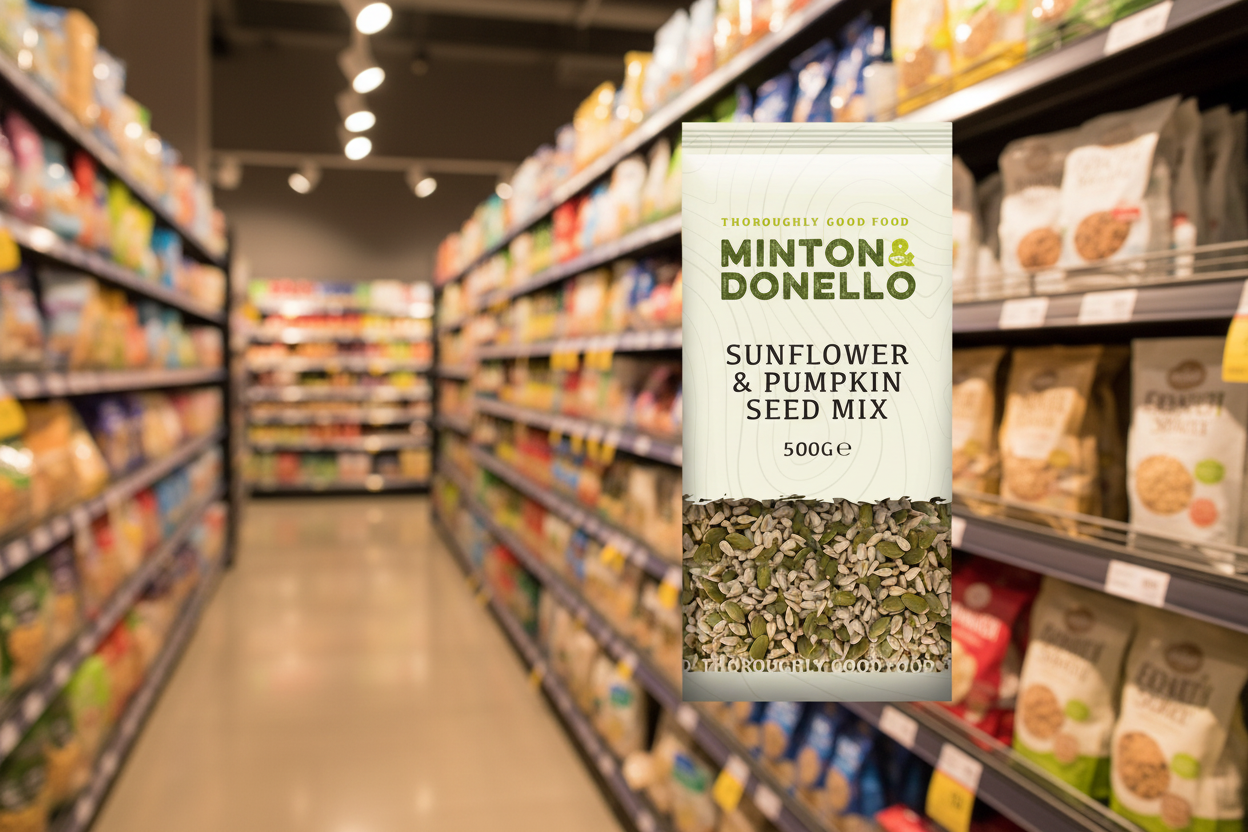 6 x Minton & Donello Sunflower & Pumpkin Mix - 500g