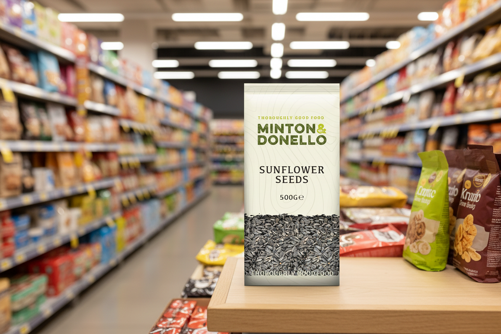 6 x Minton & Donello Sunflower Seed - 500g