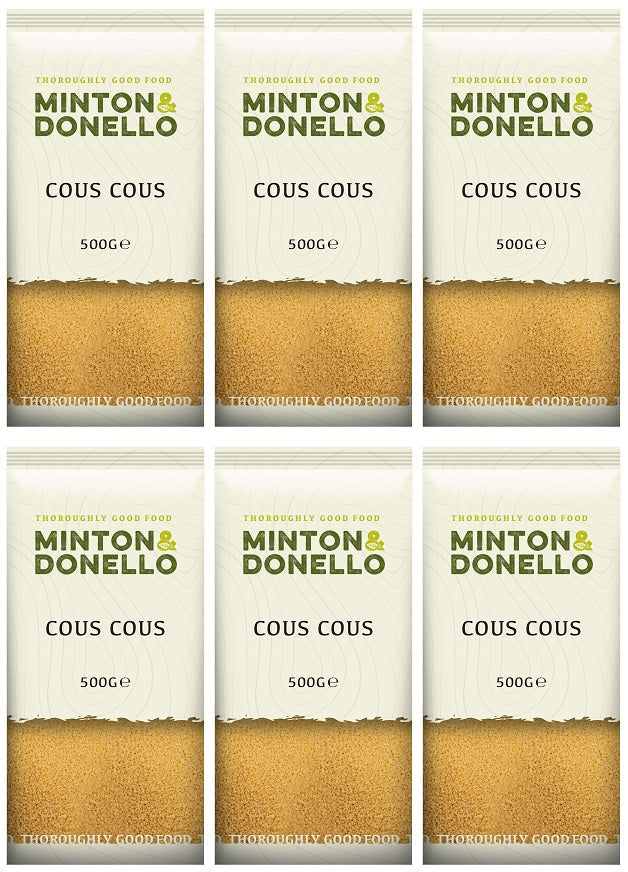 6 x Minton & Donello Cous Cous - 500g