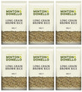 6 x Minton & Donello Long Grain Brown Rice - 1000g