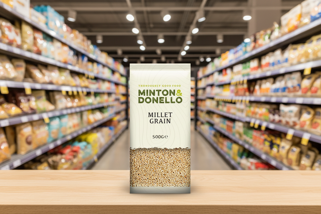 6 x Minton & Donello Millet Grain - 500g