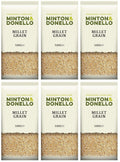 6 x Minton & Donello Millet Grain - 500g