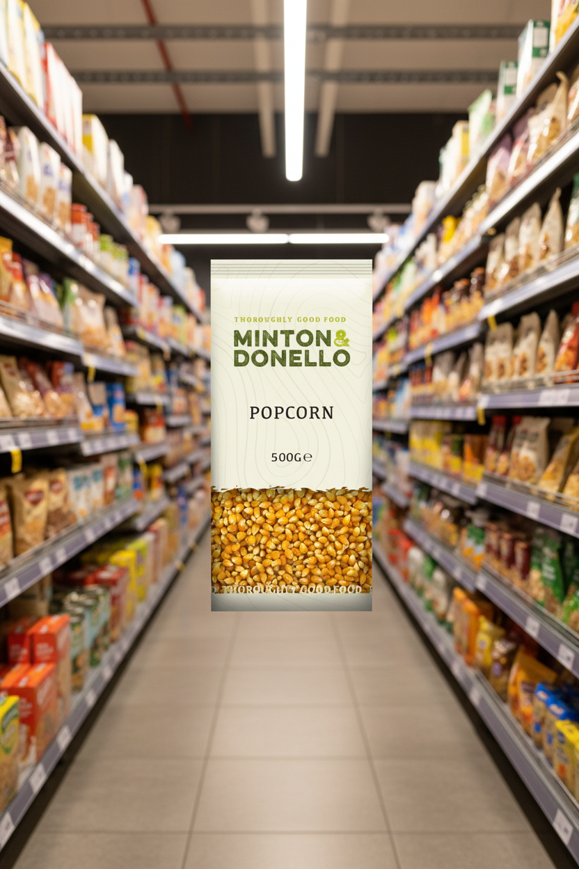 6 x Minton & Donello Popcorn - 500g