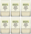 6 x Minton & Donello Short White Pudding Rice - 1000g