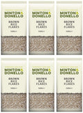 6 x Minton & Donello Brown Rice Flakes - 500g