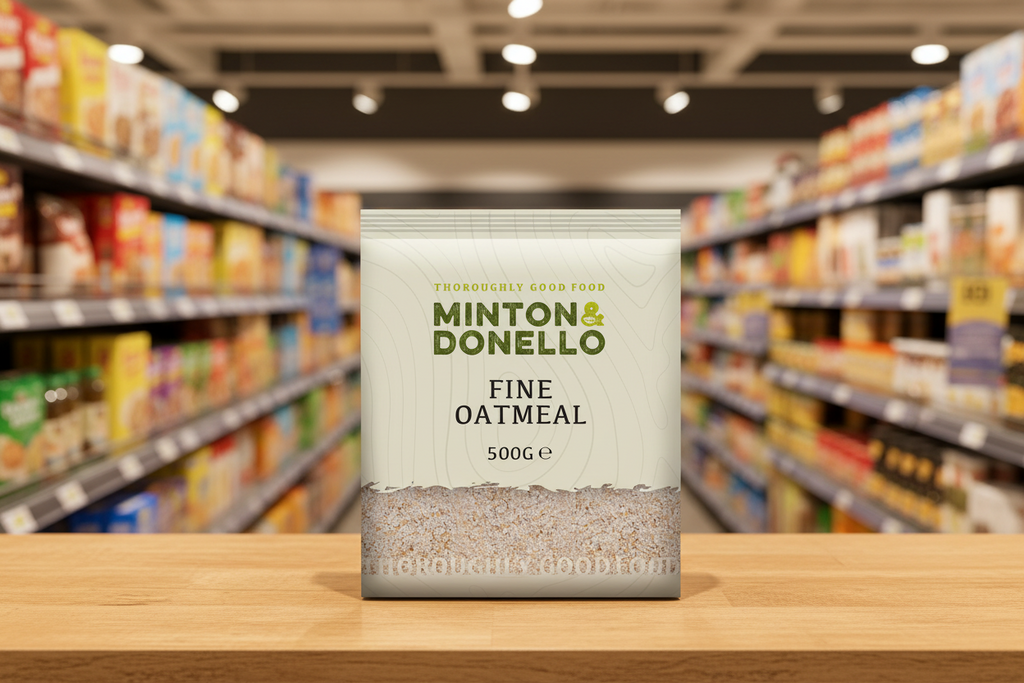 6 x Minton & Donello Fine Oatmeal - 500g