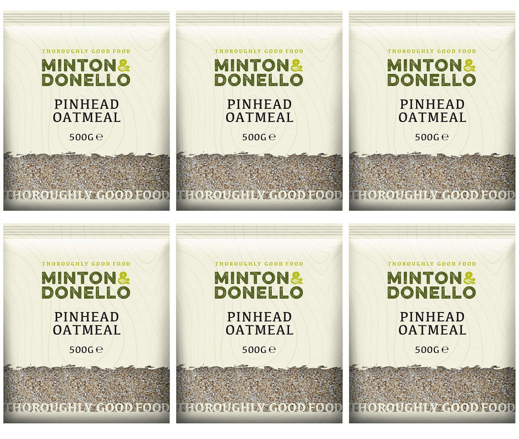 6 x Minton & Donello Pinhead Oatmeal - 500g