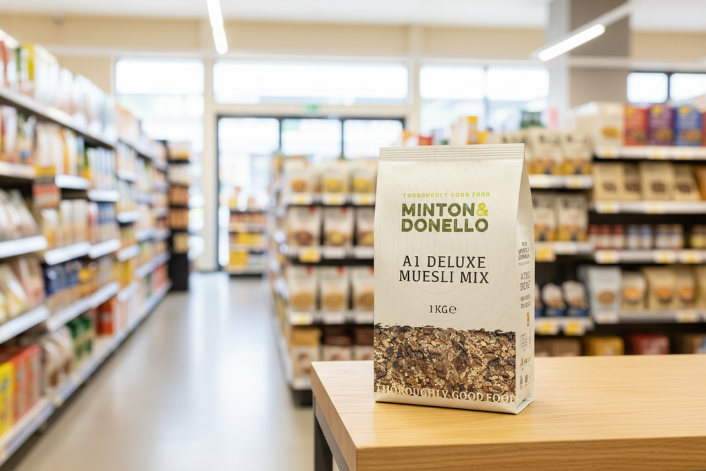 6 x Minton & Donello A1 Deluxe Muesli Mix - 1000g