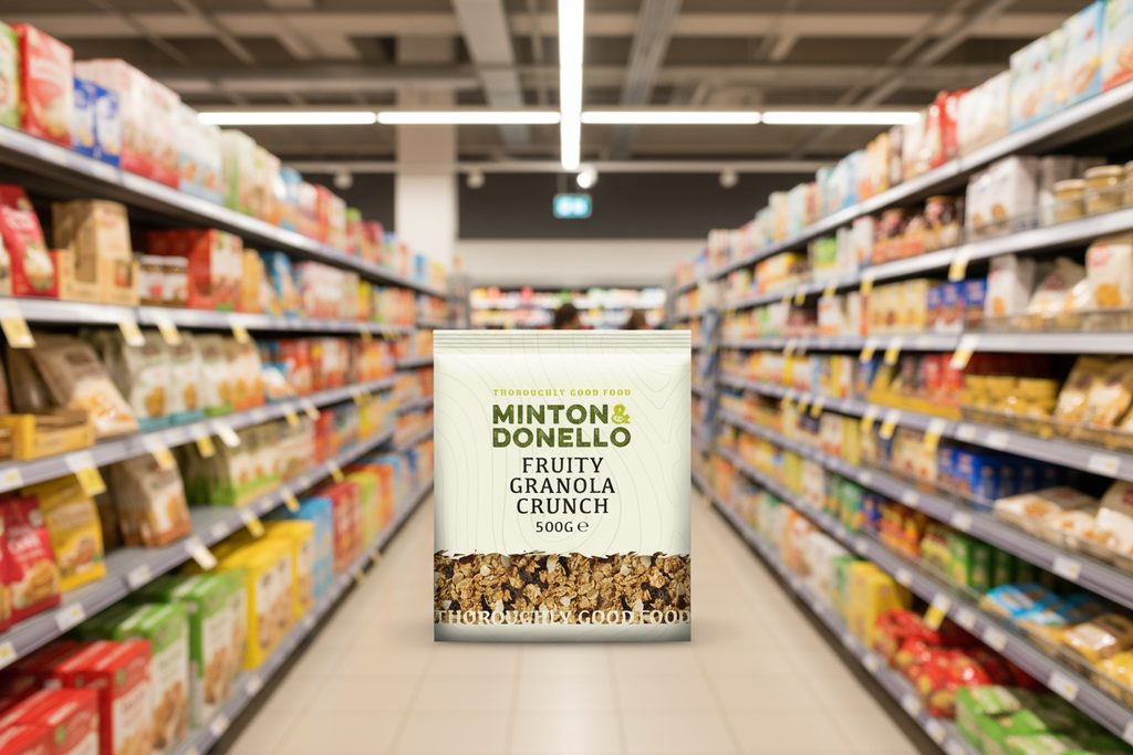 6 x Minton & Donello Fruity Granola Crunch - 500g