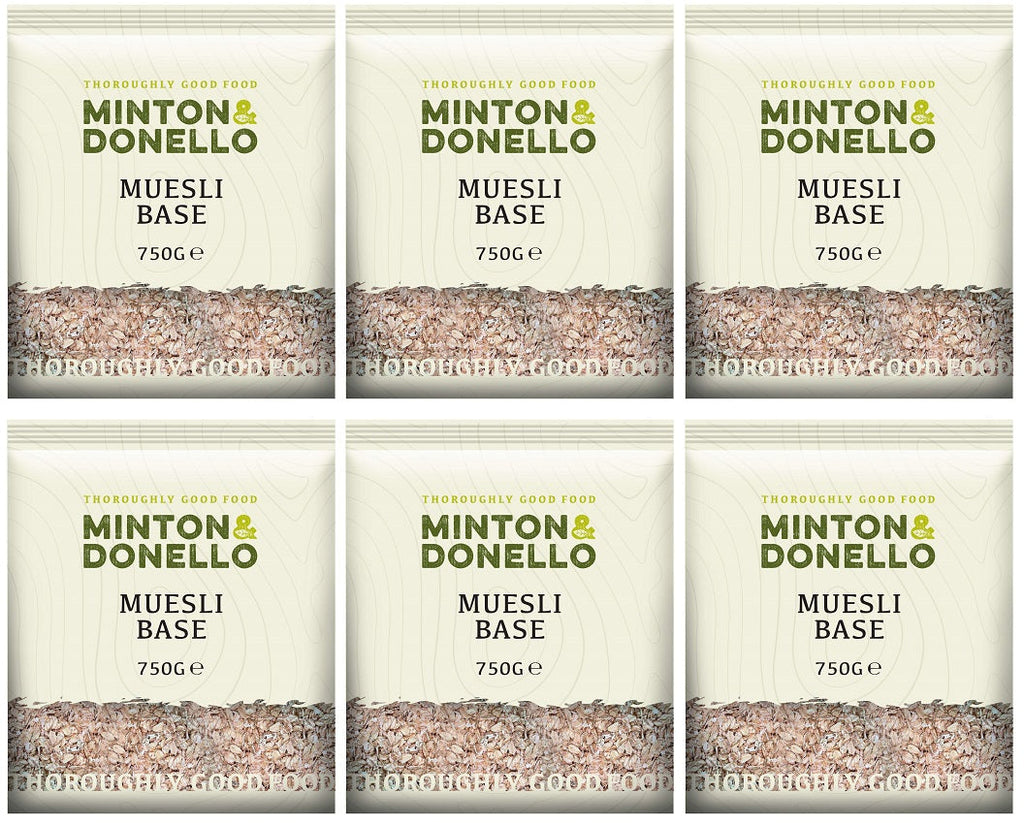 6 x Minton & Donello Muesli Base - 750g