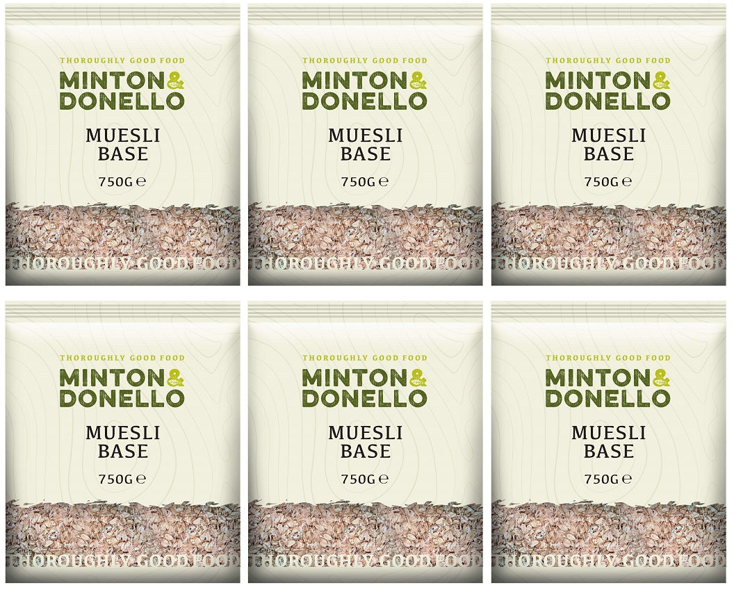 6 x Minton & Donello Muesli Base - 750g