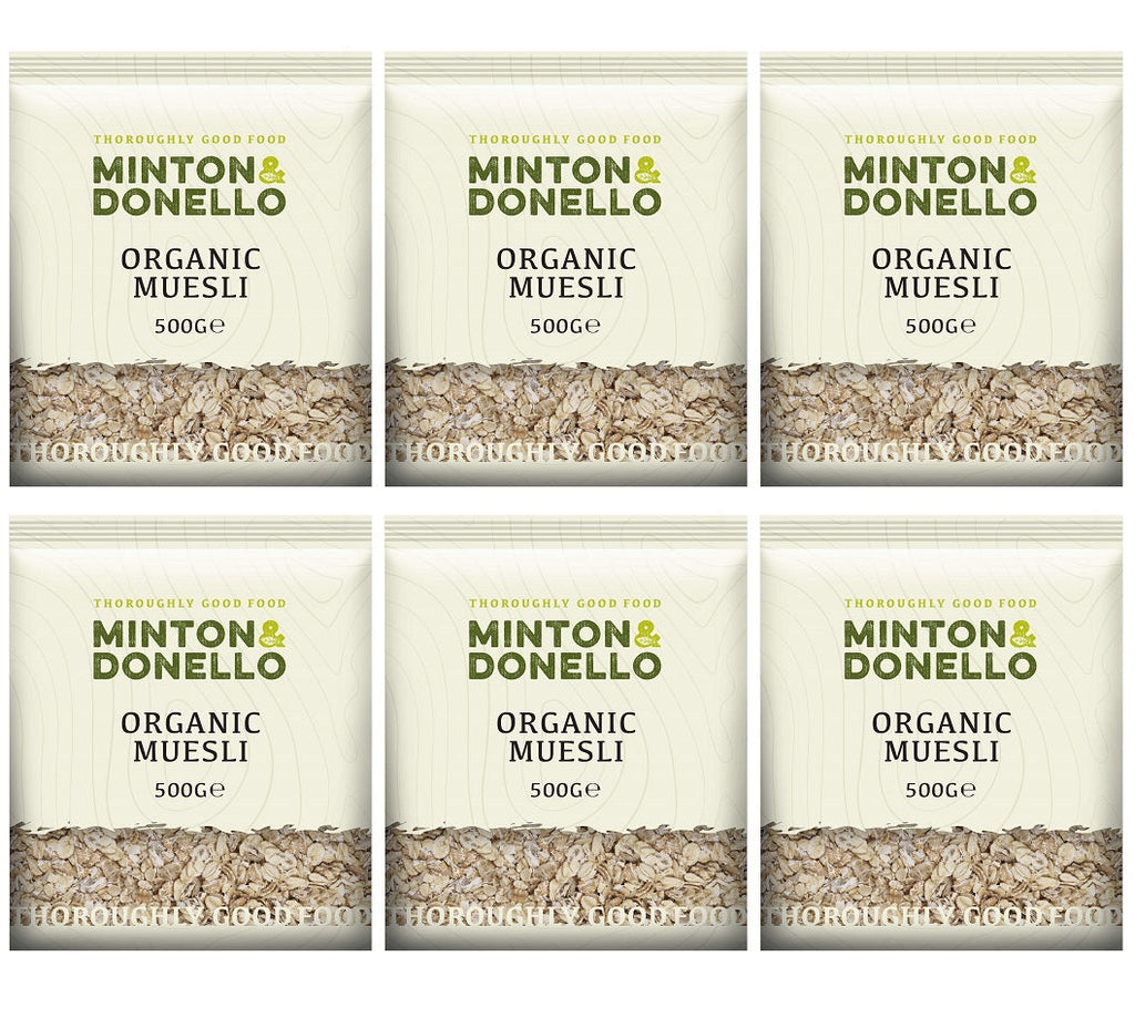6 x Minton & Donello Original Muesli - 500g