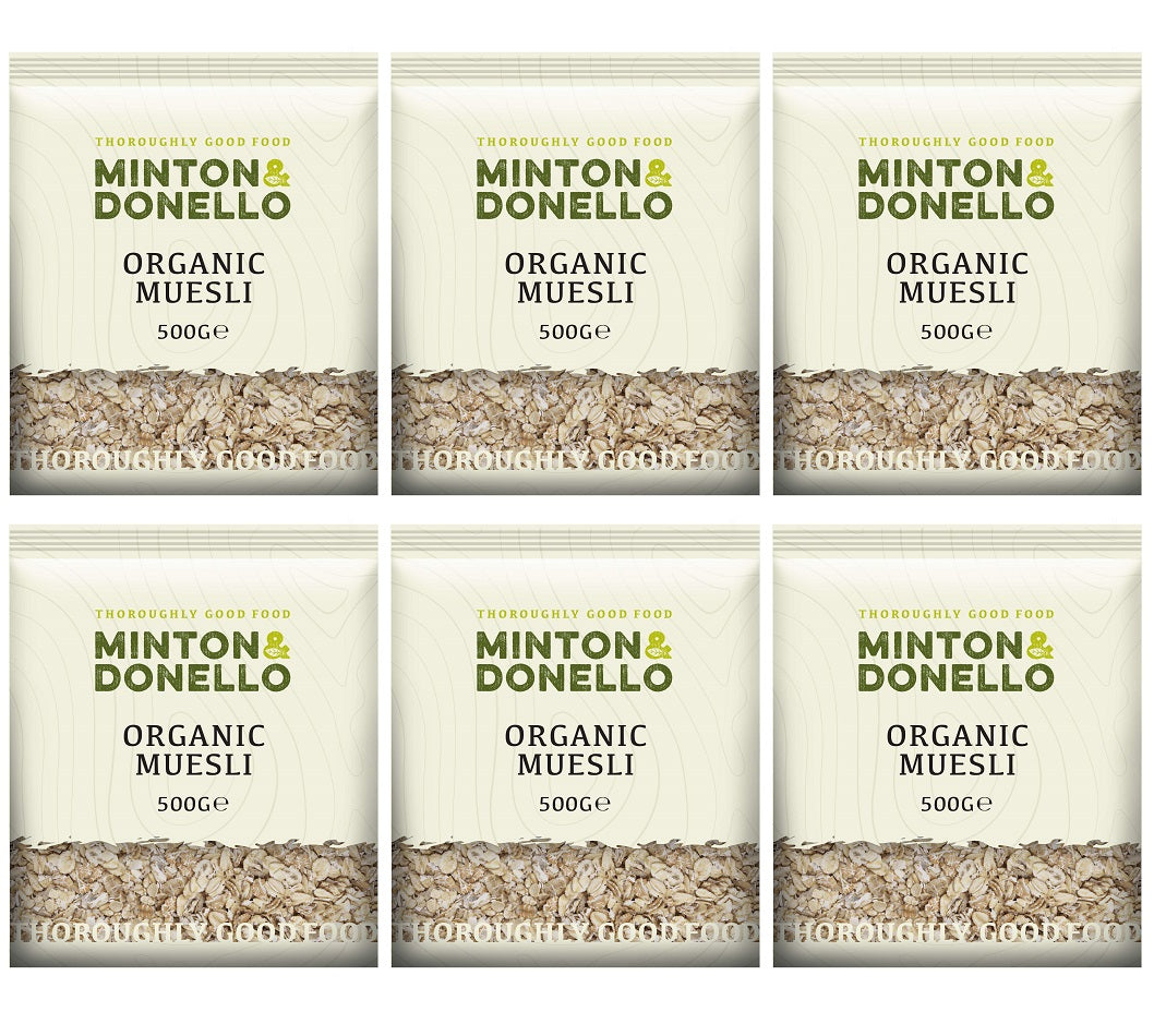 6 x Minton & Donello Original Muesli - 500g