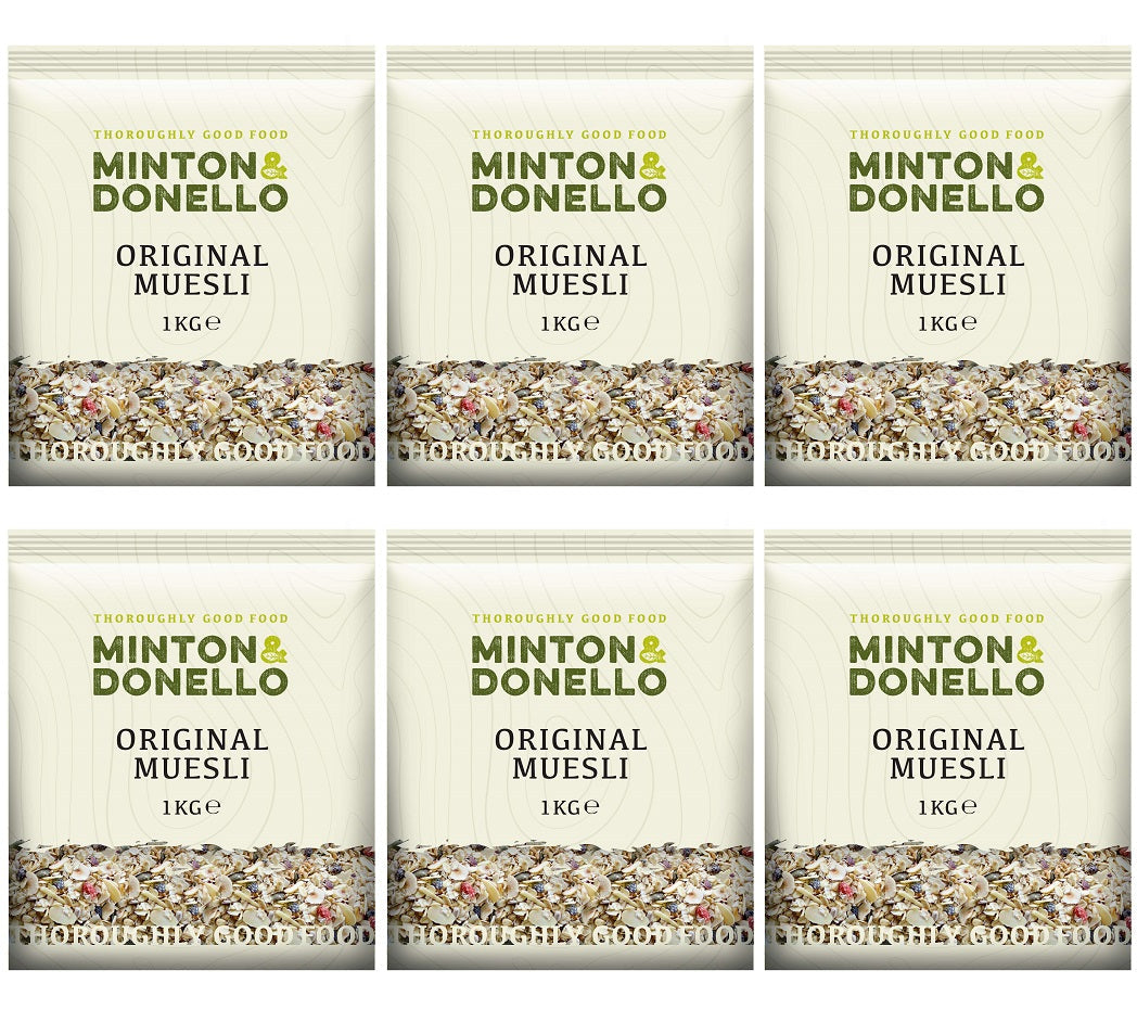 6 x Minton & Donello Original Muesli - 1000g