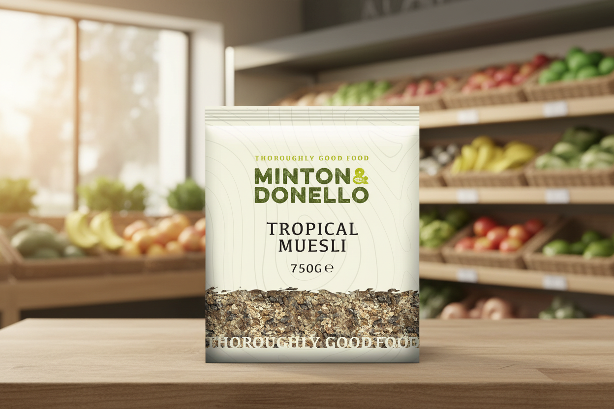 6 x Minton & Donello Tropical Muesli - 750g