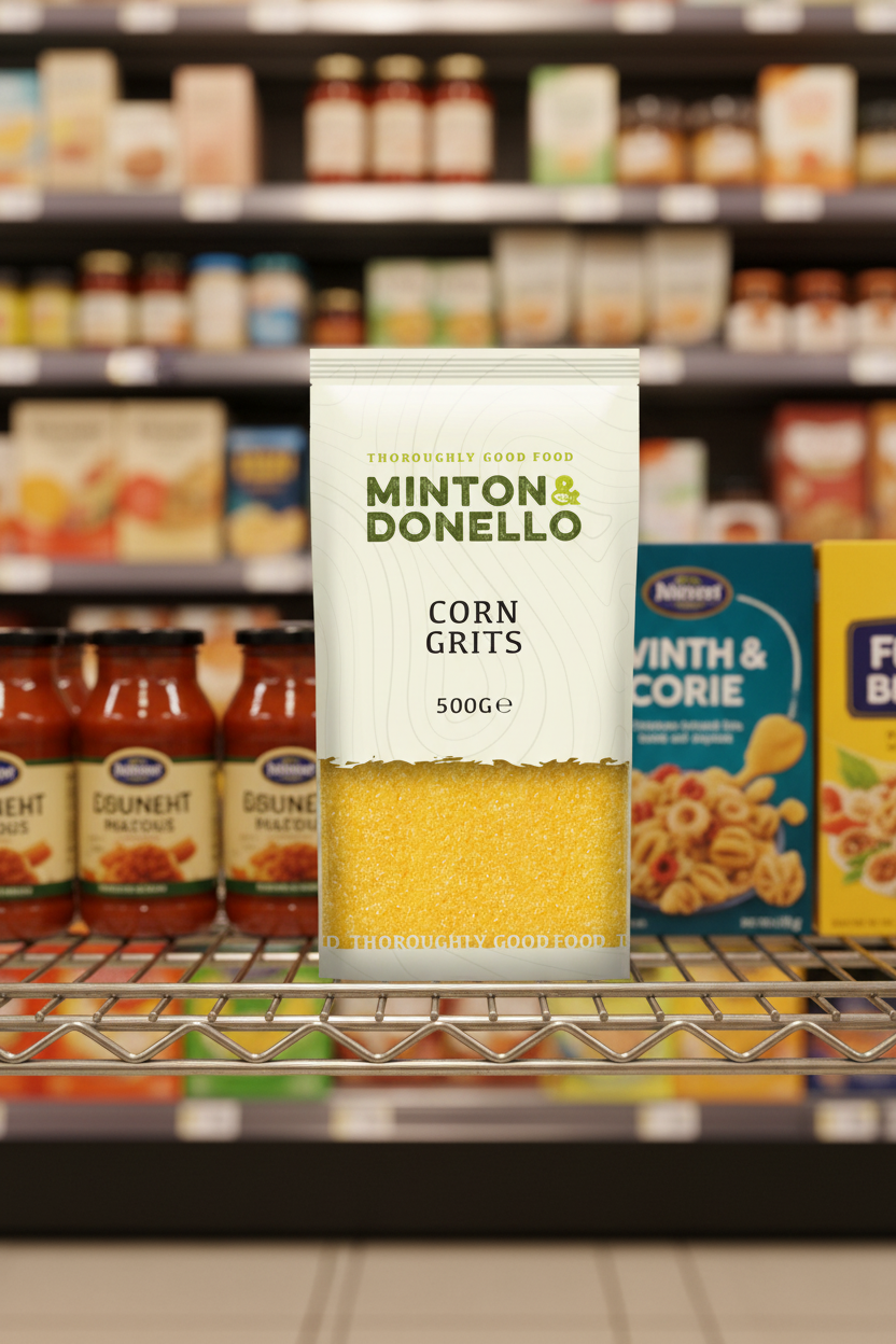 6 x Minton & Donello Corn Grits - 500g
