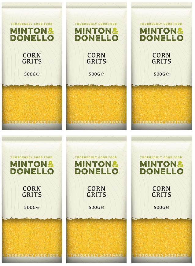 6 x Minton & Donello Corn Grits - 500g
