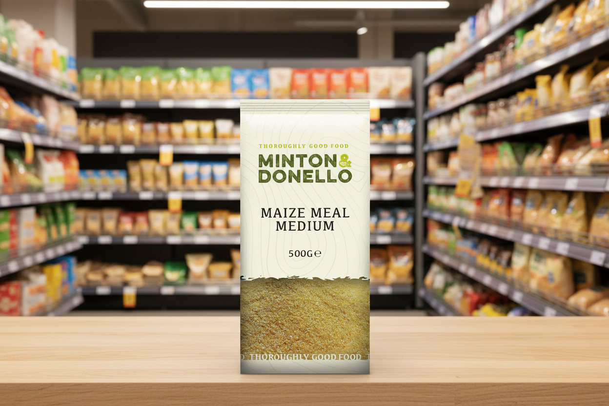 6 x Minton & Donello Maize Meal Medium - 500g