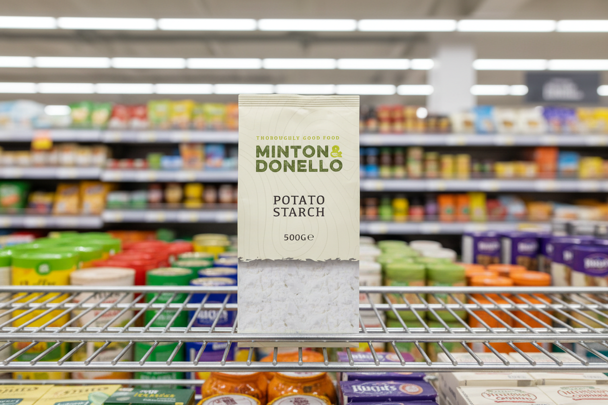 6 x Minton & Donello Potato Starch - 500g
