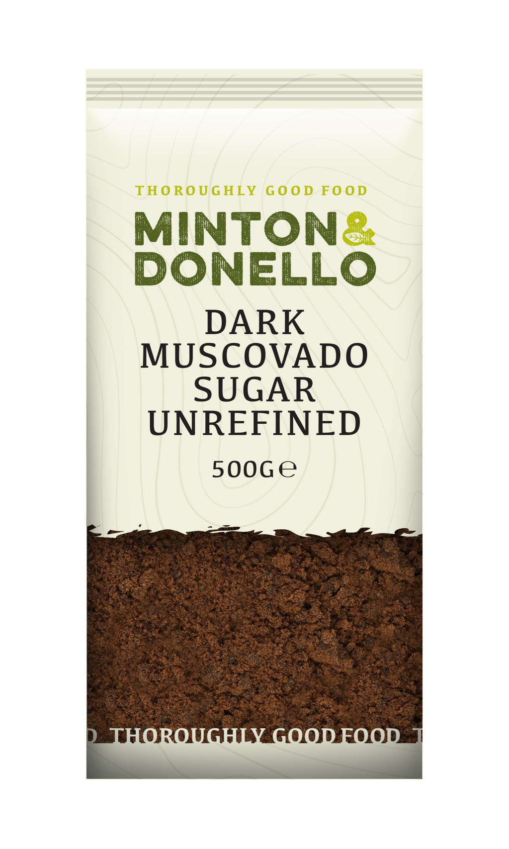 6 x Minton & Donello Dark Muscovado Sugar Unrefined - 500g