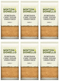 6 x Minton & Donello Demerara Cane Sugar Unrefined - 500g