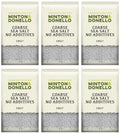 6 x Minton & Donello Coarse Sea Salt No Additives - 1000g