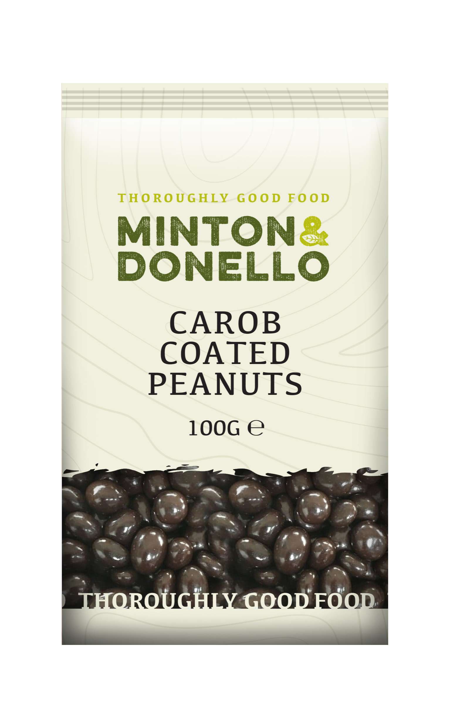 6 x Minton & Donello Carob Coated Peanuts - 100g