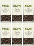 6 x Minton & Donello Plain Chocolate Brazils - 400g
