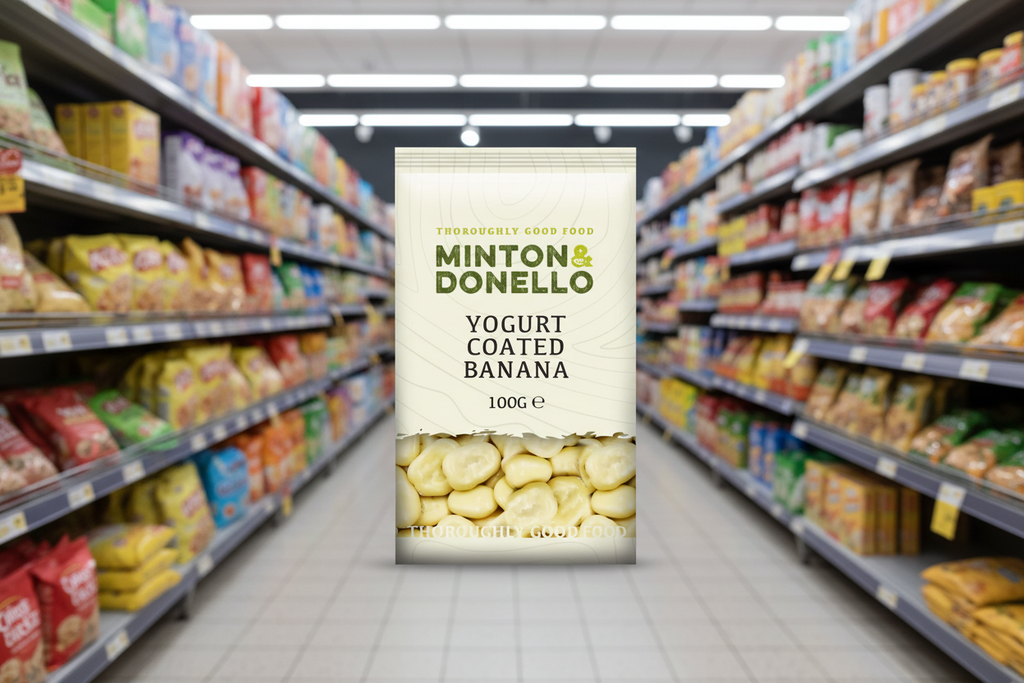 6 x Minton & Donello Yogurt Coated Banana - 100g