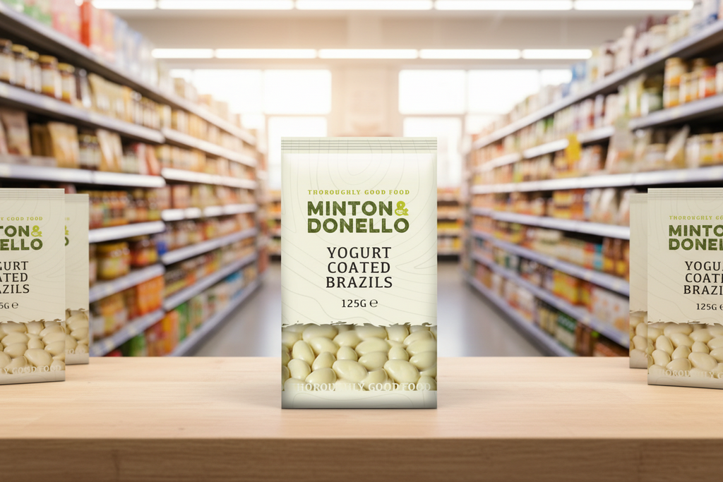 6 x Minton & Donello Yogurt Coated Brazils - 125g