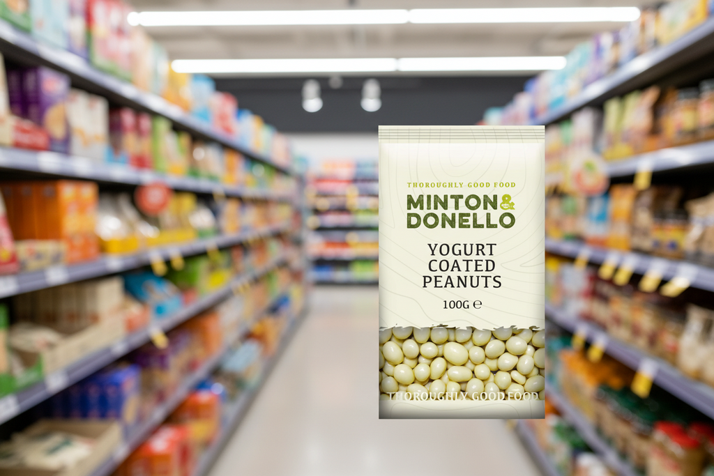 6 x Minton & Donello Yogurt Coated Peanuts - 100g