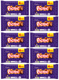 10 x Cadbury Picnic Snacksize 4Pk 128Gm