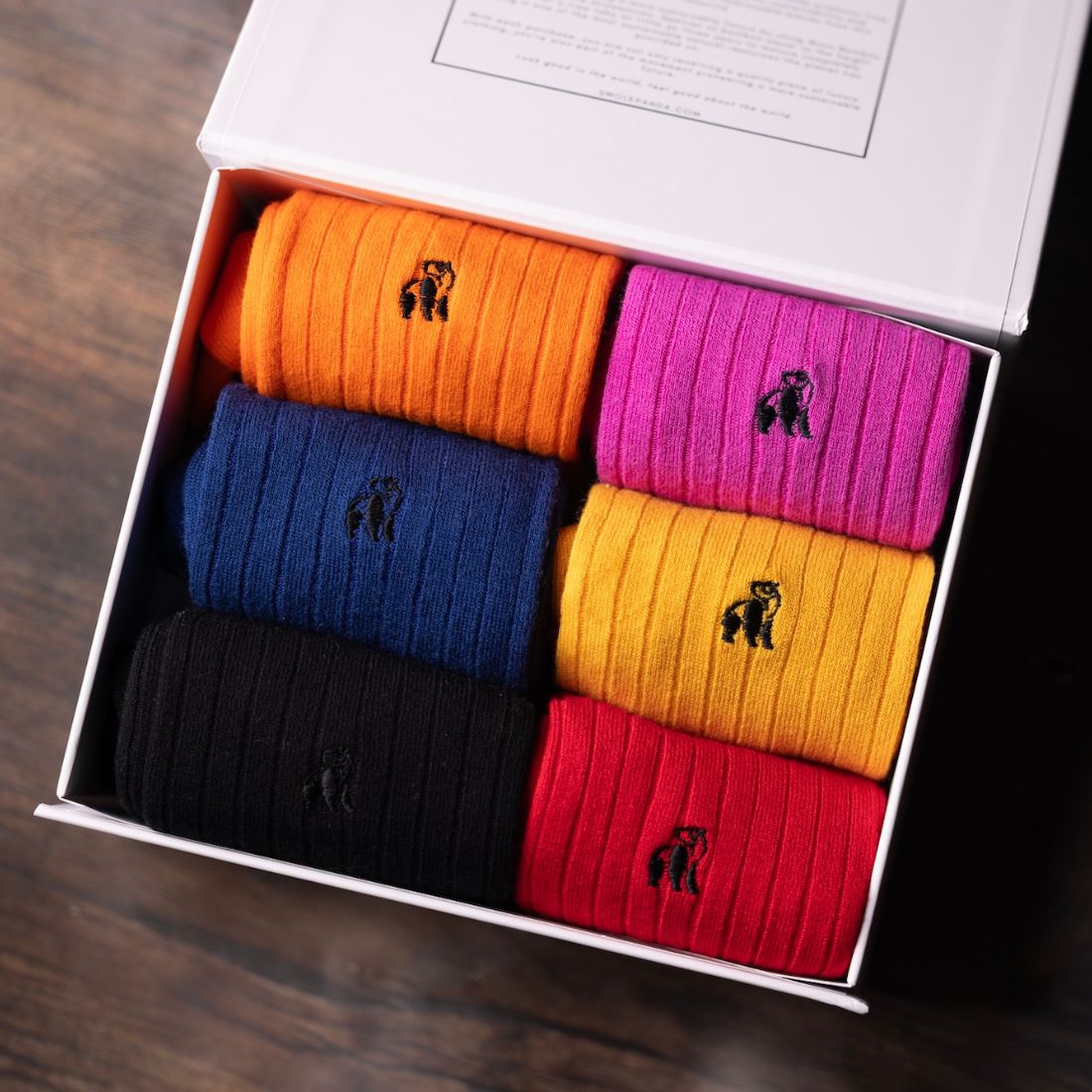 Build Your Own Bamboo Sock Gift Box – 6 Pairs