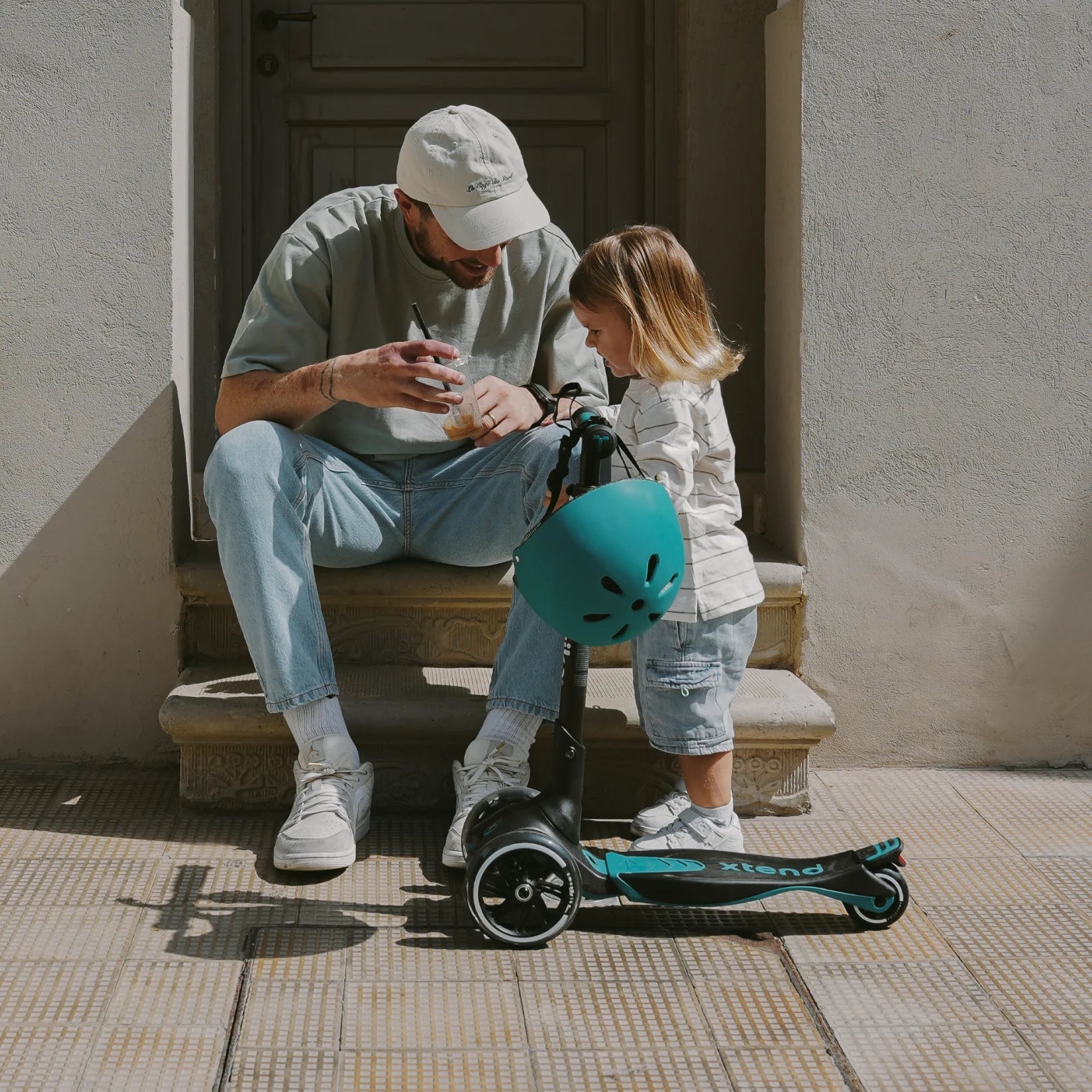 SmarTrike Xtend 4 in 1 Ride on Plus Scooter - Grey